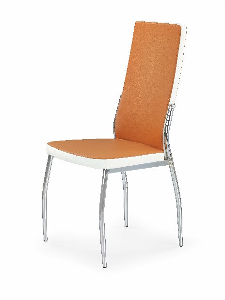 Jedálenská stolička K210 (oranžová + biela)