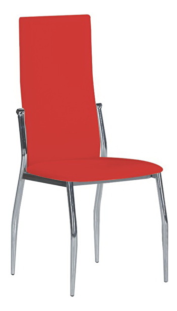 Jedálenská stolička Solana červená*výpredaj