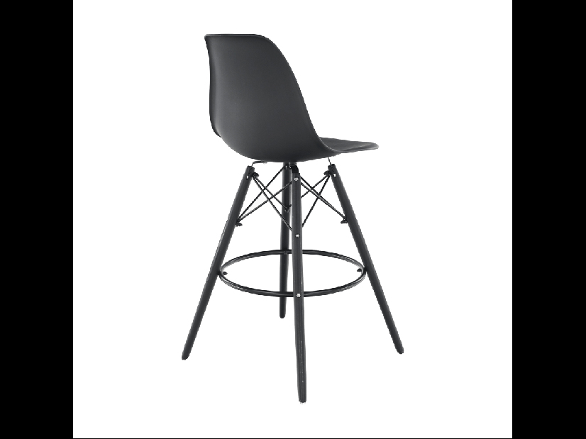 Barová stolička Canys (čierna) 