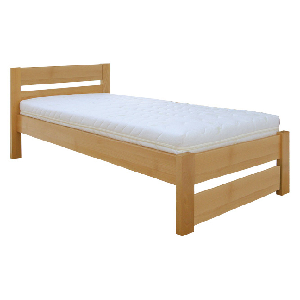 Jednolôžková posteľ 90 cm LK 180 (buk) (masív)