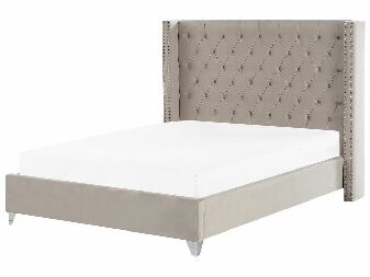 Manželská posteľ 180 cm Lubbka (sivá)