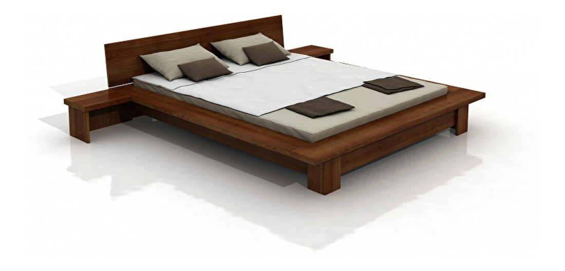 Manželská posteľ 180 cm Naturlig Boergund (borovica)