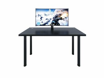 Herný pc stôl Gamer X (čierna) (bez osvetlenia)