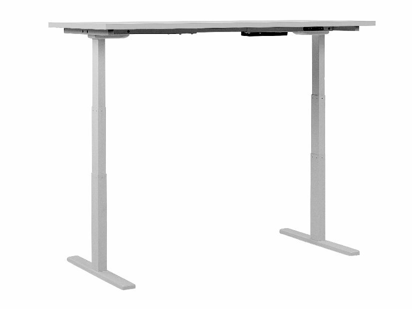 Písací stôl 160 Upgo II (biela) (elektricky nastaviteľný)