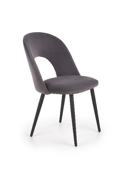 Jedálenská stolička Hout (sivá)
