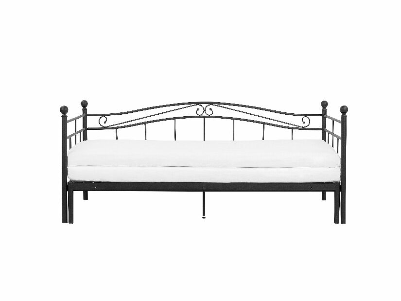 Rozkladacia posteľ 80 cm TULO (čierna) (s roštom) *výpredaj