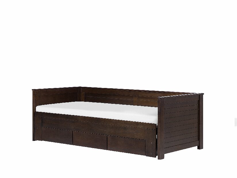 Rozkladacia posteľ 91 cm CAJUN (s roštom) (hnedá) *výpredaj