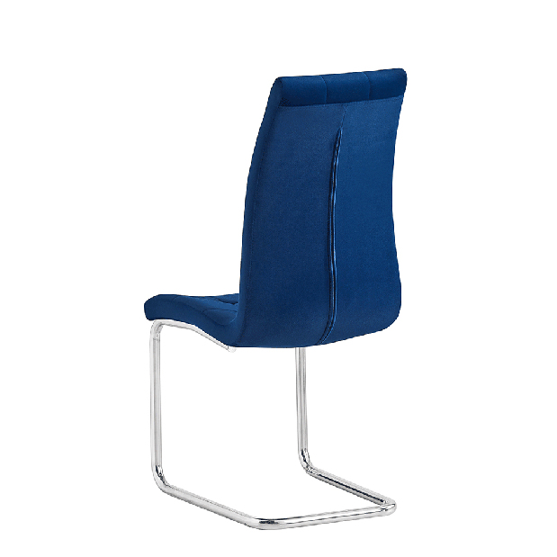 Jedálenská stolička Farando NEW (modrá + chróm)