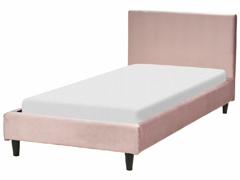 Jednolôžková posteľ 200 x 90 cm Ferdinand (ružová) (s roštom)