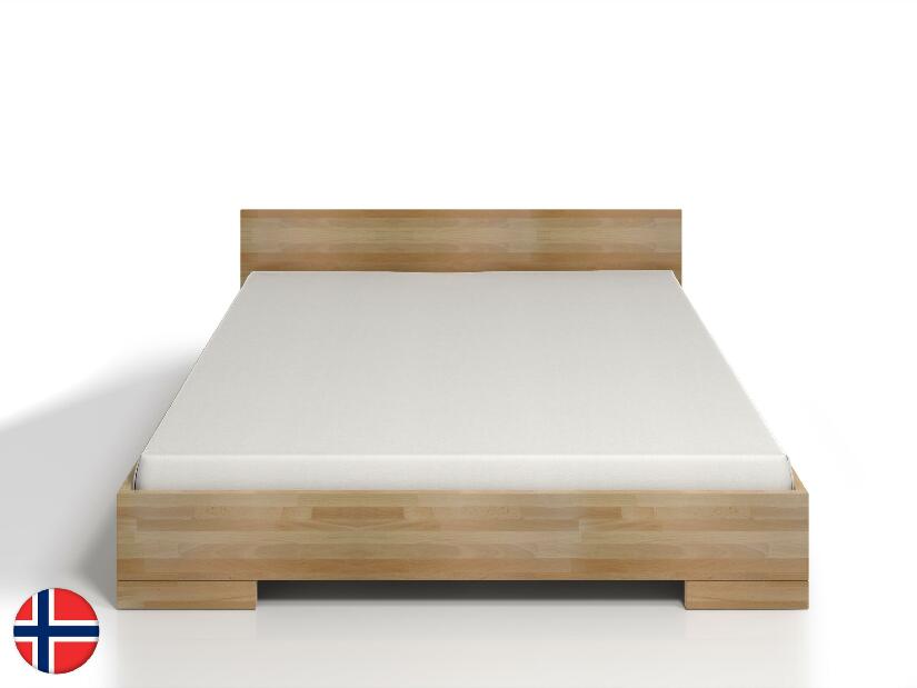 Manželská posteľ 140 cm Naturlig Stalander Maxi Long ST (buk) (s roštom a úl. priestorom)