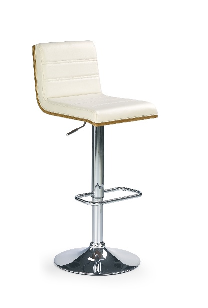 Barová stolička Hayley Orech + krém