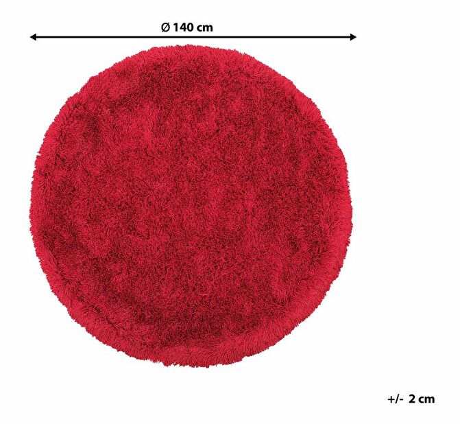 Koberec 140 cm Caiguna (červená)
