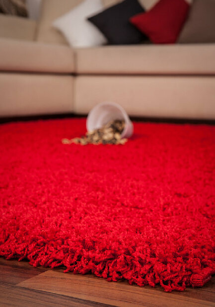 Kusový koberec Relax 150 Red (kruh) *výpredaj