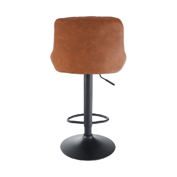 Barová stolička Teken (koňaková + čierna)