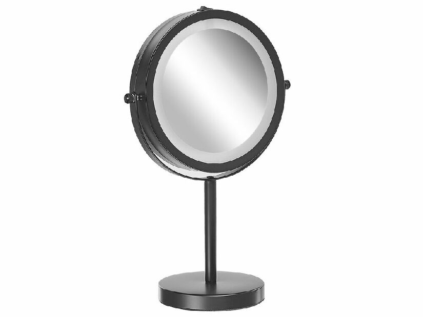 Makeup zrkadlo ø 17 cm Tucha (čierna)