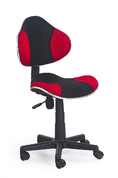 Detská stolička Flash čierna + červená