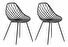 Set 2 ks. jedálenských stoličiek CANOR (čierna)