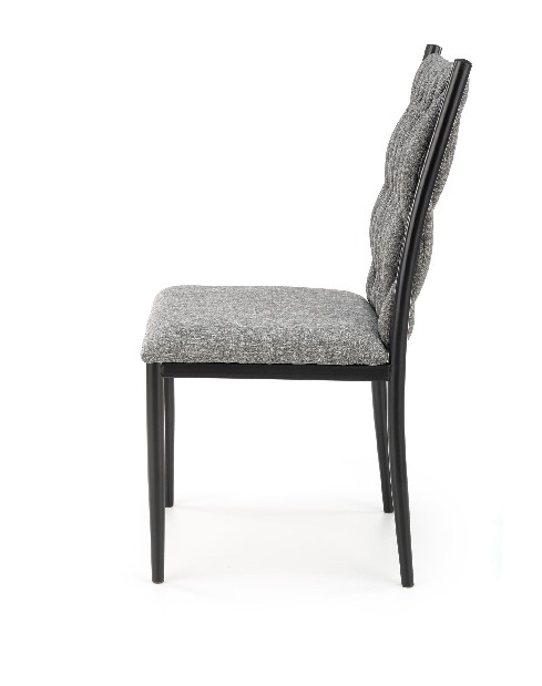 Jedálenská stolička Kulus (sivá + čierna)