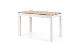 Jedálenský stôl Kymberly (dub sonoma + biela) (pre 4 osoby)