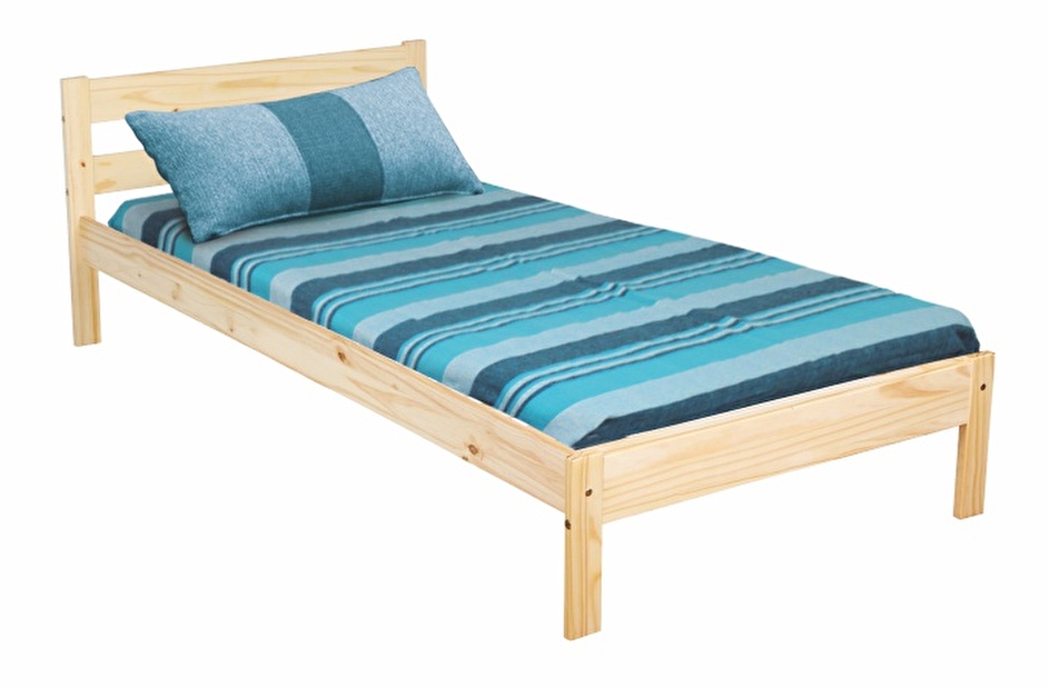 Jednolôžková posteľ 90 cm Nimbos (masív) (s roštom)