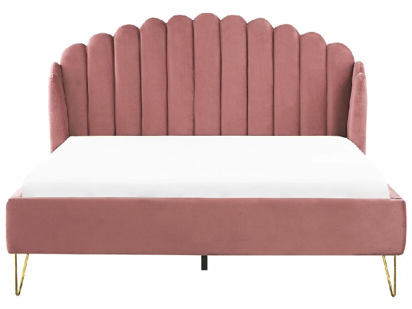 Manželská posteľ 180 cm Alise (ružová) (s roštom)