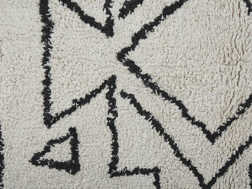 Detský koberec 100 x 160 cm Kumba (čiernobiela)