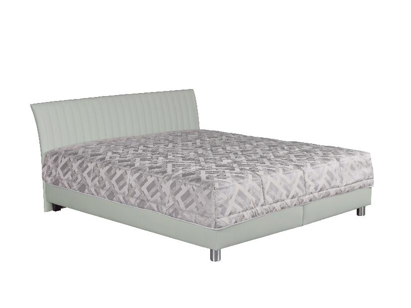 Manželská posteľ 180 cm Blanár Vinco (béžová + vzor Gary 8) (s roštom a matracom Nelly)