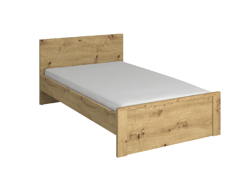 Manželská posteľ 120 cm Andra (dub artisan) (bez roštu a matraca)