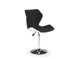 Barová stolička Lugar 2 (čierna + biela)