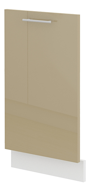 Dvierka na vstavanú umývačku Lavera ZM 713 x 446 (biela + lesk cappucino)