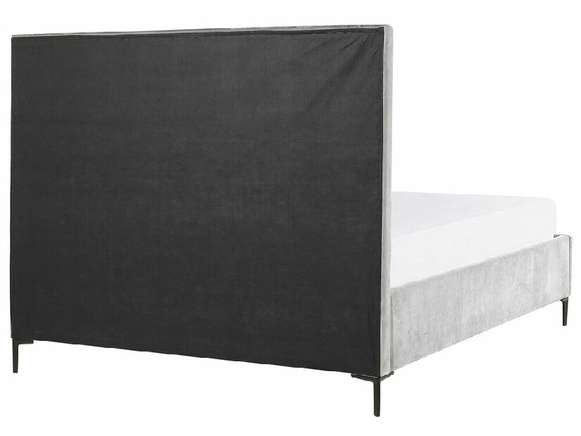 Manželská posteľ 180 cm s nočnými stolíkmi Saturnino (sivá) 