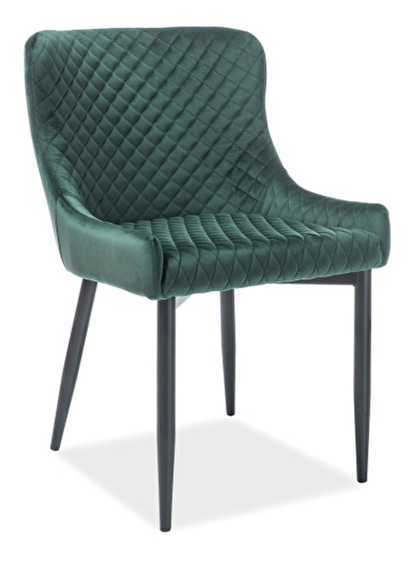Jedálenská stolička Casandra (zelená + čierna)