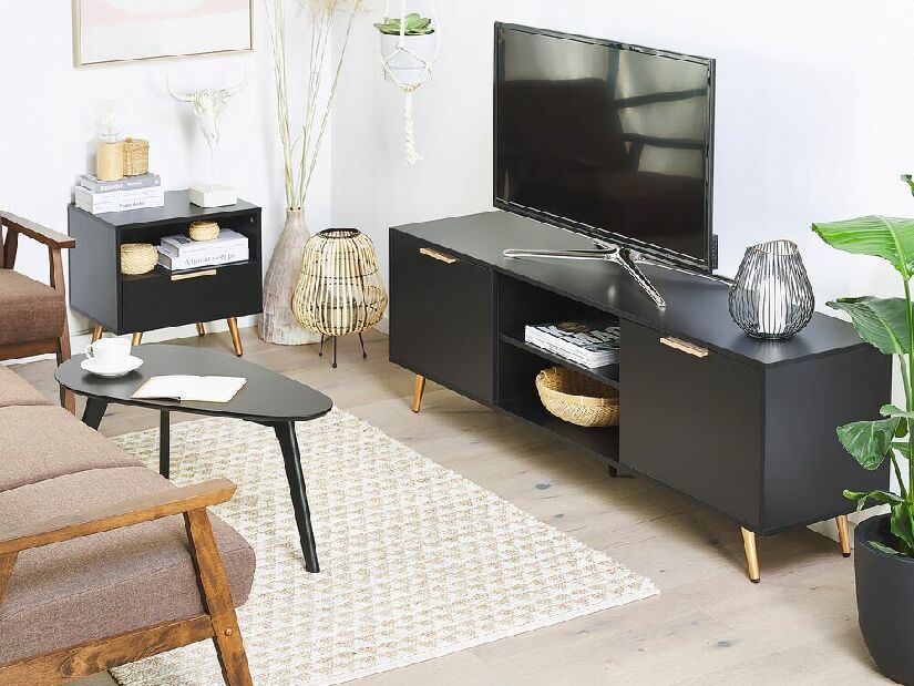 TV stolík Inumo (čierna)