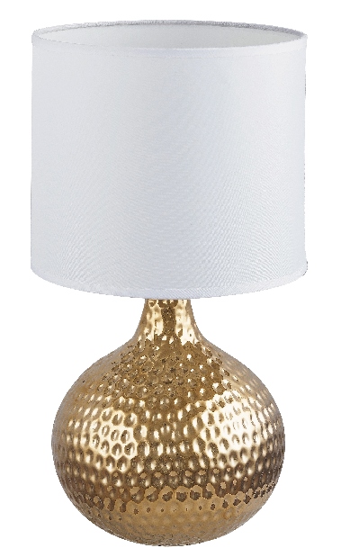 Stolová lampa Rozin (biela + zlatá)