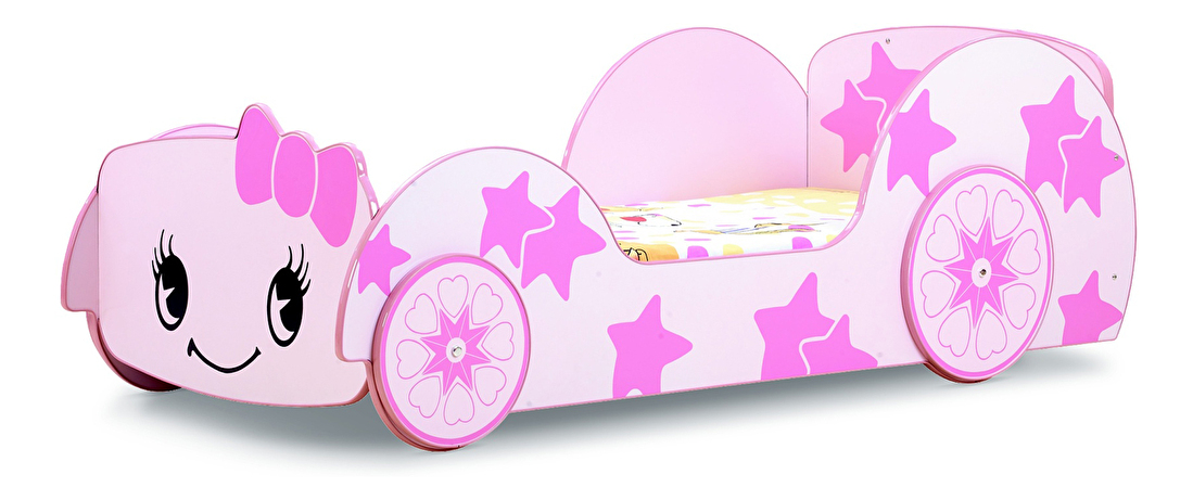 Detská posteľ 90 cm Princess (s roštom)