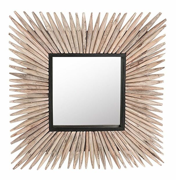 Nástenné zrkadlo Stavrola (svetlé drevo) 