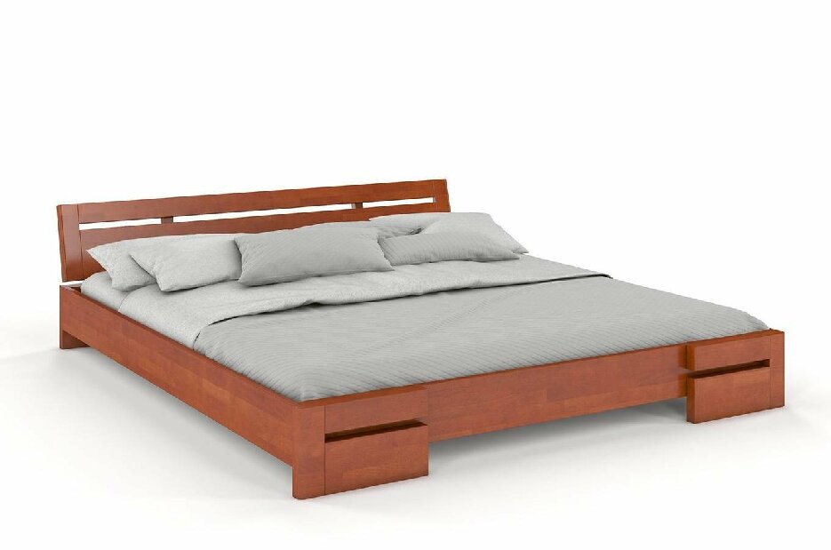 Manželská posteľ 180 cm Naturlig Bokeskogen (buk)