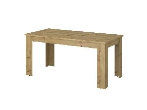 Rozkladací jedálenský stôl 160 IRON (dub artisan) (pre 6-8 osôb)