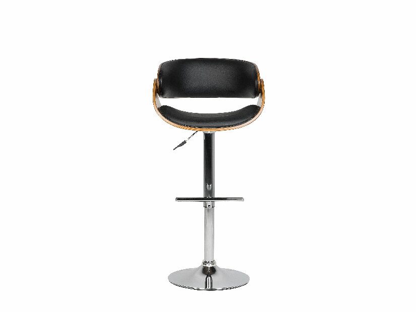 Barová stolička Balu (orech + čierna) *výpredaj