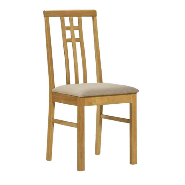 Jedálenská stolička Sylris (dub sonoma + krémová)