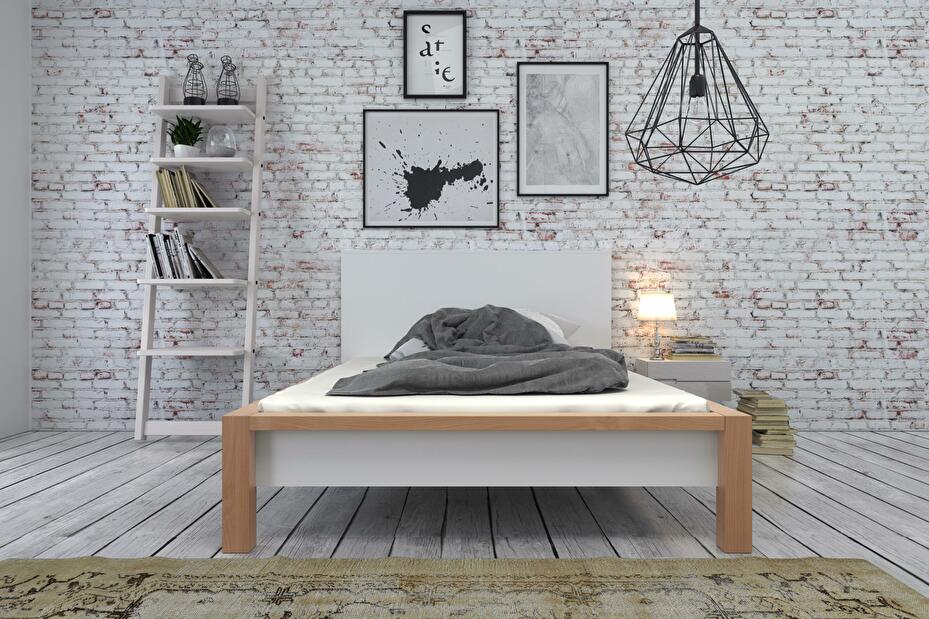 Manželská posteľ 180 cm Naturlig Lavikker (s roštom)