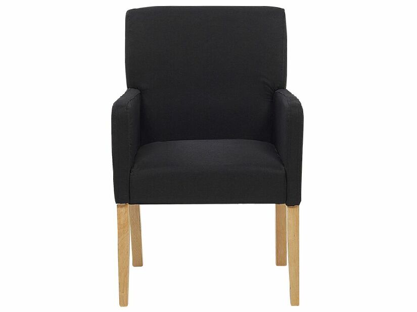 Jedálenská stolička ROCKY (textil) (čierna)