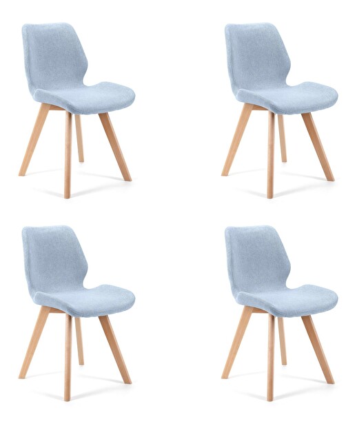 Jedálenská stolička Sivan (modrá) (4ks)