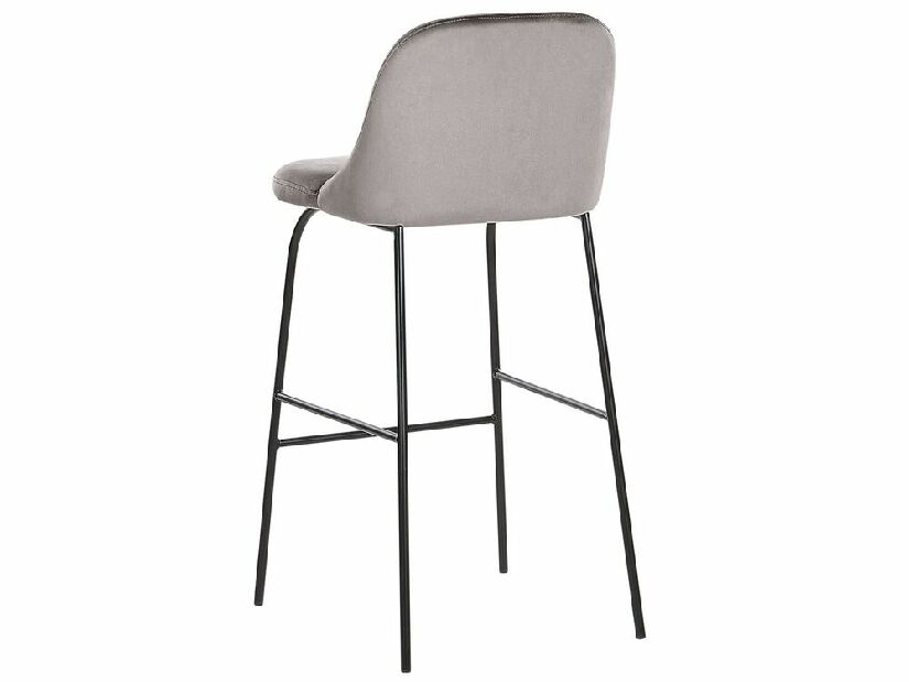 Set 2 ks. barových stoličiek NEKKE (sivá)