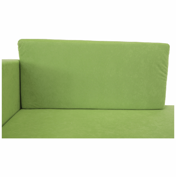 Detská sedačka Kubošík zelená + béžová (L)