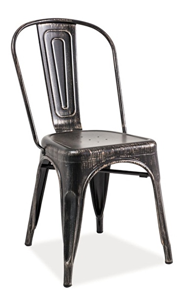 Jedálenská stolička Kopi (čierna brúsená)