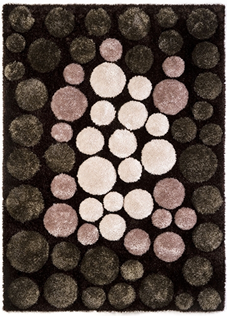 Strojovo tkaný koberec Bakero Stones 3D Brown 