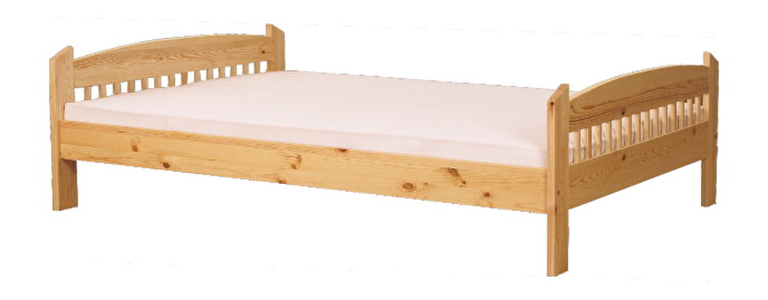 Manželská posteľ 160 cm MD Masív MD ROMA (masív, s roštom)