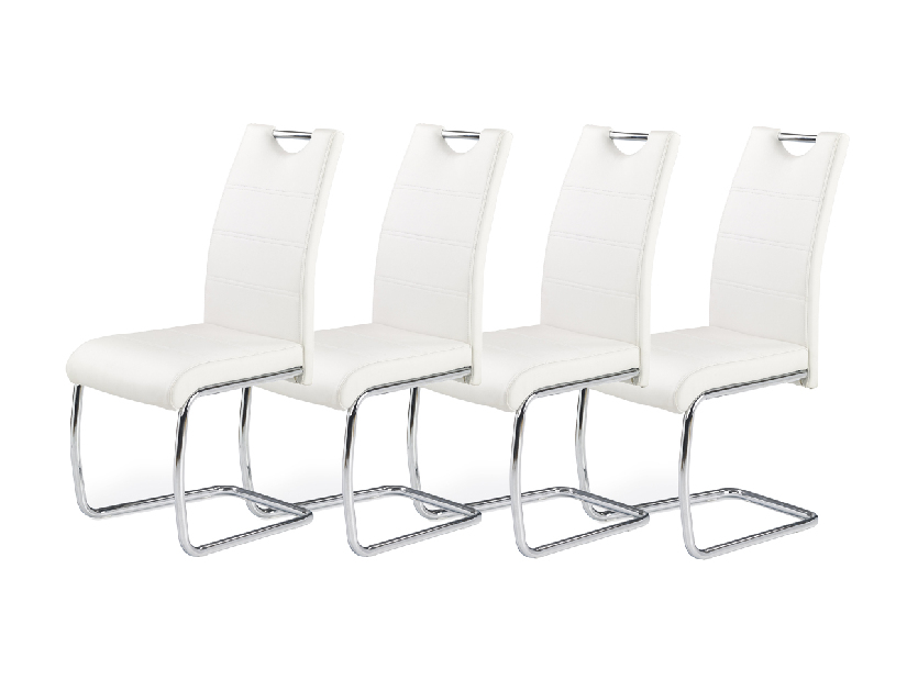 Set 4 ks. stoličiek K211 (biela) *výpredaj