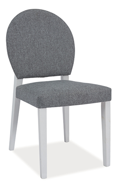 Jedálenská stolička Aldo (biela + sivá)